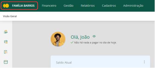 Acessando a visão geral