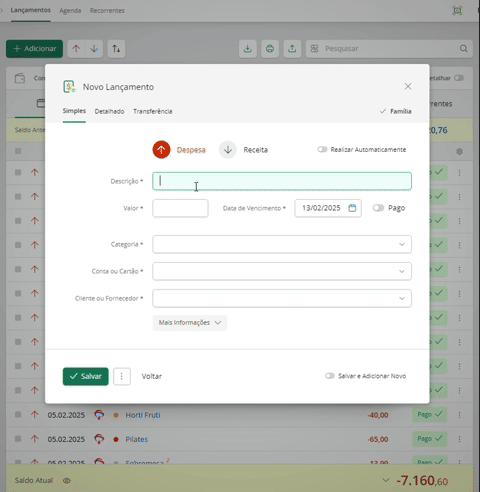 Utilizando os padrões de categoria