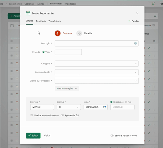 Definindo o recorrente