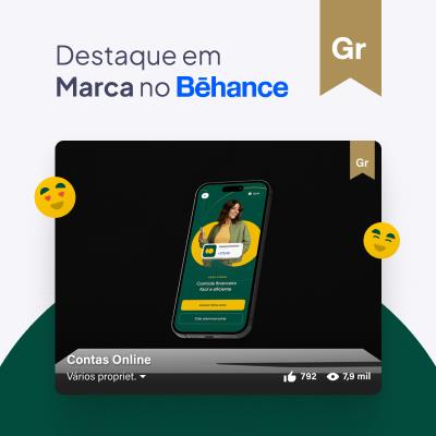 Destaque em Marca no Behance