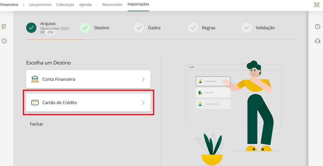 Destino - Cartão de Crédito